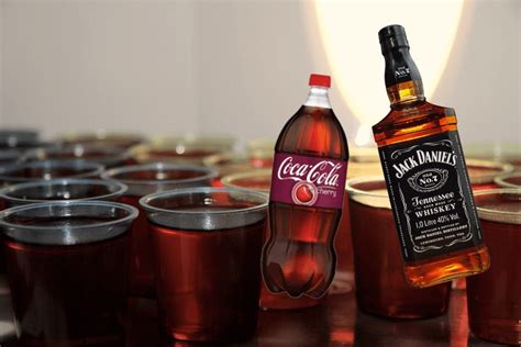 Jack Daniels Cereja Preta Jello Shots