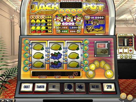 Jackpot 6000 Slot Machine Betfair