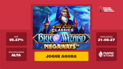 Jogar Fire Blaze Blue Wizard Megaways Com Dinheiro Real