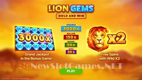Jogar Lion Gems Hold And Win No Modo Demo