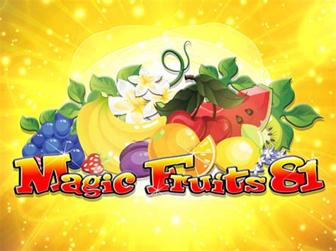 Jogar Magic Fruits 81 Com Dinheiro Real