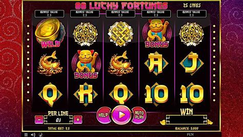 Jogue 88 Lucky Fortunes Online