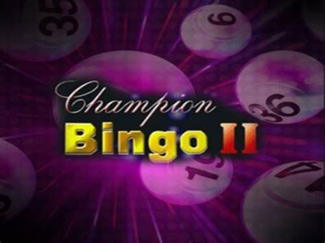 Jogue Champion Bingo Ii Vibra Online