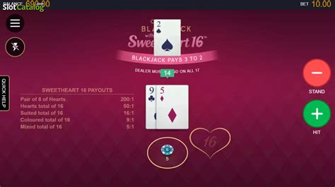 Jogue Classic Blackjack With Sweetheart 16 Online