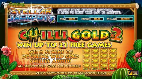 Jogue Stellar Jackpots With Chilli Gold X2 Online