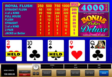 Jugar Bonus Poker Deluxe