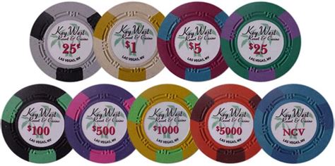 Key West Casino Poker Chips