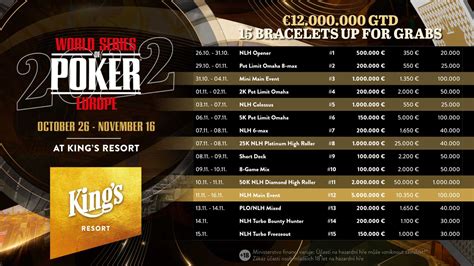 La Poker Classic Agenda 2024