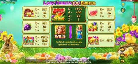 Lady Fruits 100 Easter Leovegas