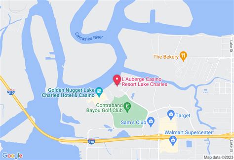 Lake Charles Casinos Mapa