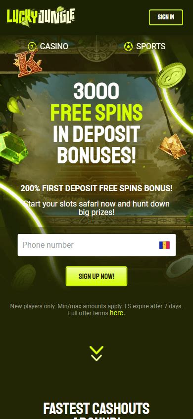 Lucky Jungle Casino Bonus