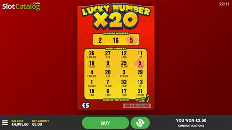 Lucky Number X20 Novibet