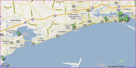 Mississippi Gulf Coast Casinos Mapa