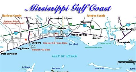 Mississippi Gulf Coast Casinos Mapa