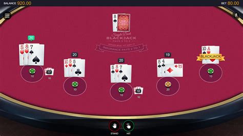 Multihand Vegas Single Deck Blackjack Slot - Play Online