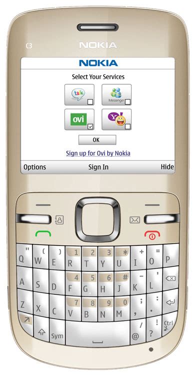 Nokia C3 Slot