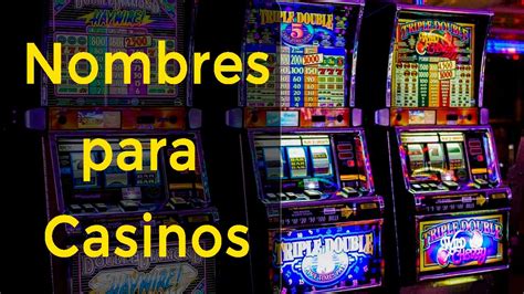 Nombres De Juegos De Casino En Ingles
