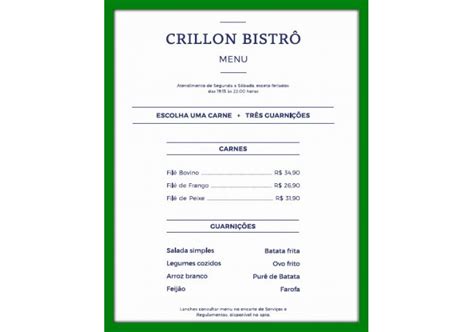 O Cassino De Palmas De Menu De Servico De Quartos