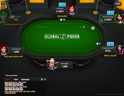 O Global Poker A Dinheiro Real