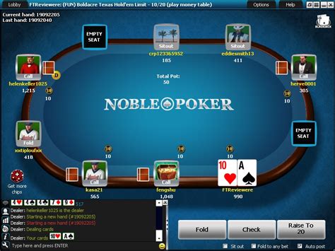 O Noble Poker