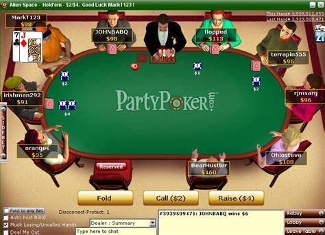 O Party Poker Ancinhos