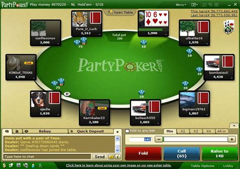 O Party Poker Retirada Paypal