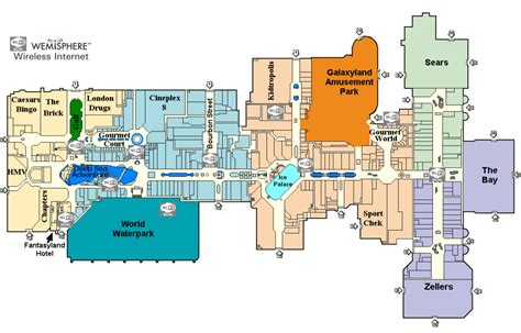 O West Edmonton Mall Casino Mapa