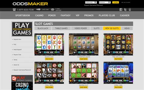 Oddsmaker Casino Mobile