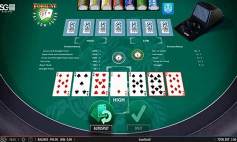Pai Gow Poker Online Com Fortuna De Bonus