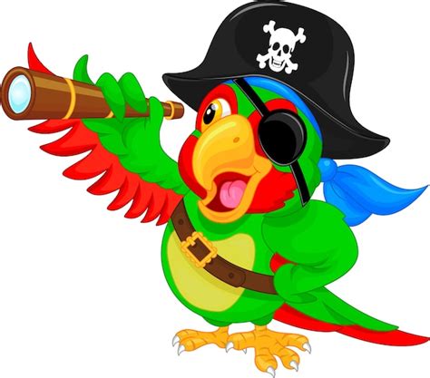 Papagaios De Pirata De Fenda
