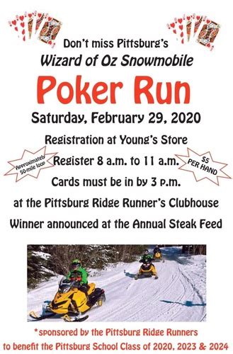 Pittsburg Ridge Corredores De Poker Run