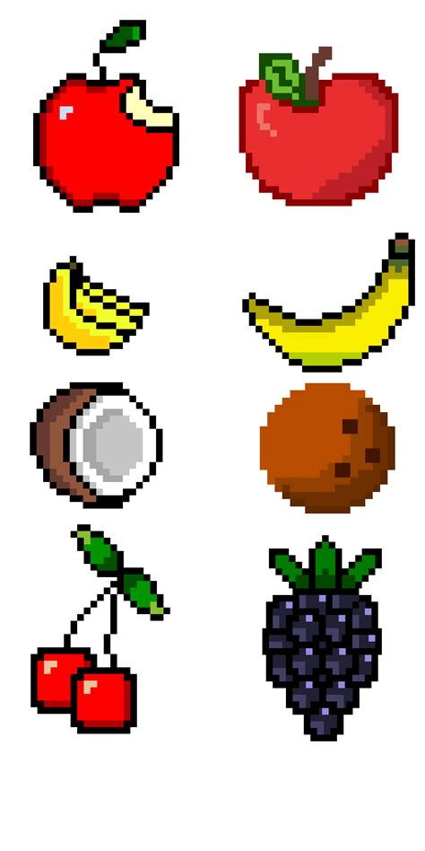 Pixel Fruits 2d Brabet