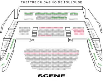 Plano Salle Casino Teatro Barriere Toulouse