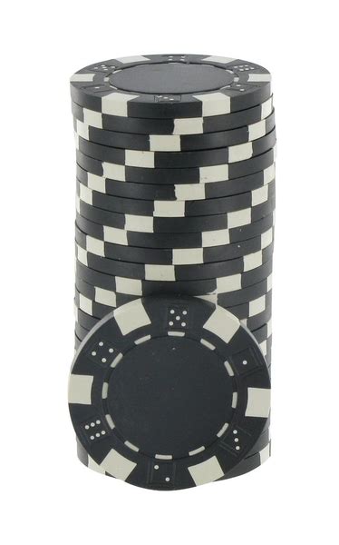 Plastico Preto Fichas De Poker