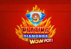 Play 9 Blazing Diamonds Wowpot Slot