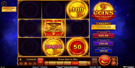 Play 9 Coins Grand Gold Edition Slot