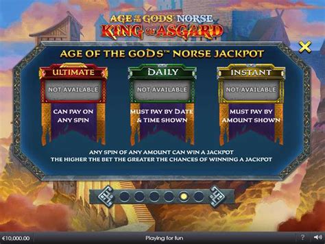 Play Age Of The Gods Norse King Of Asgard Slot