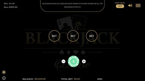 Play Blackjack Deluxe Dragon Gaming Slot