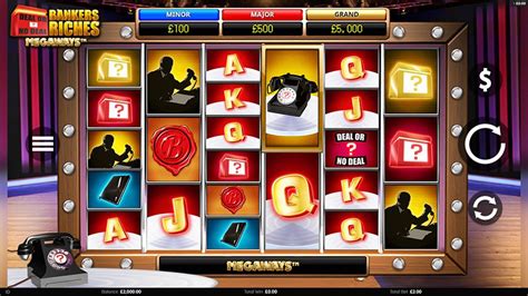Play Deal Or No Deal Bankers Riches Megaways Slot