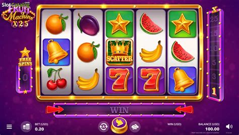 Play Fruit Machine X25 Slot