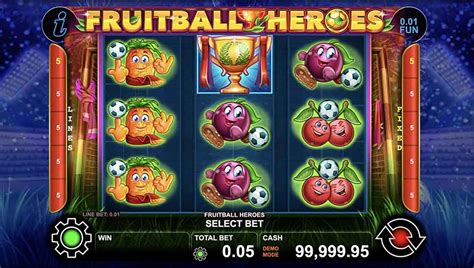 Play Fruitball Heroes Slot