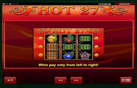 Play Hot 27 Slot