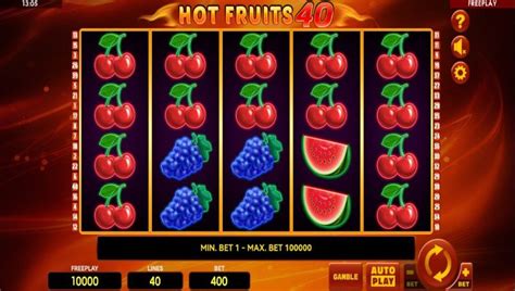 Play Hot Fruits 40 Slot