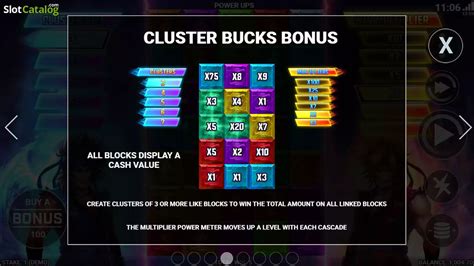 Play Power Ups With Cluster Buck Slot