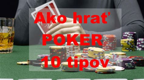 Poker Jak Hrat Velke Turnaje