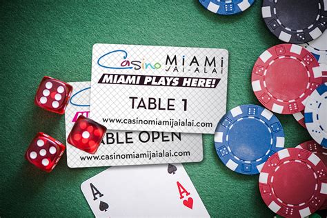 Poker Miami Jai Alai