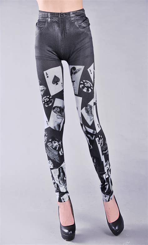 Poker Padrao Leggings