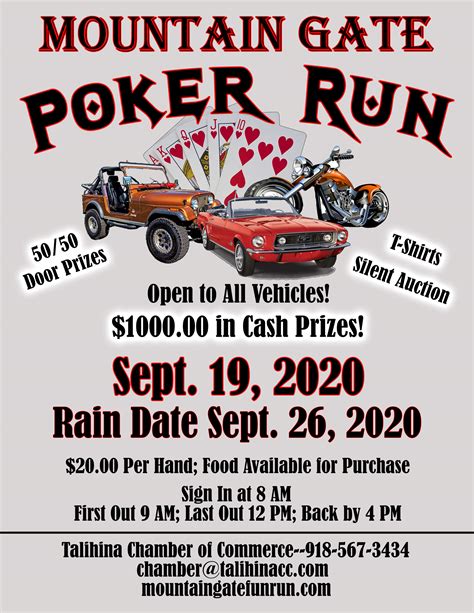 Poker Run Mustang Ok