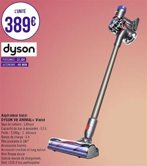 Promo Aspirateur Dyson Geant Casino