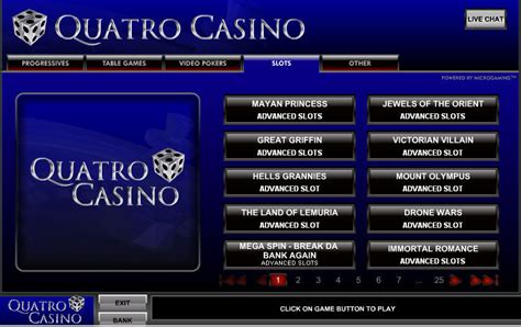 Quatro Casino Sem Download